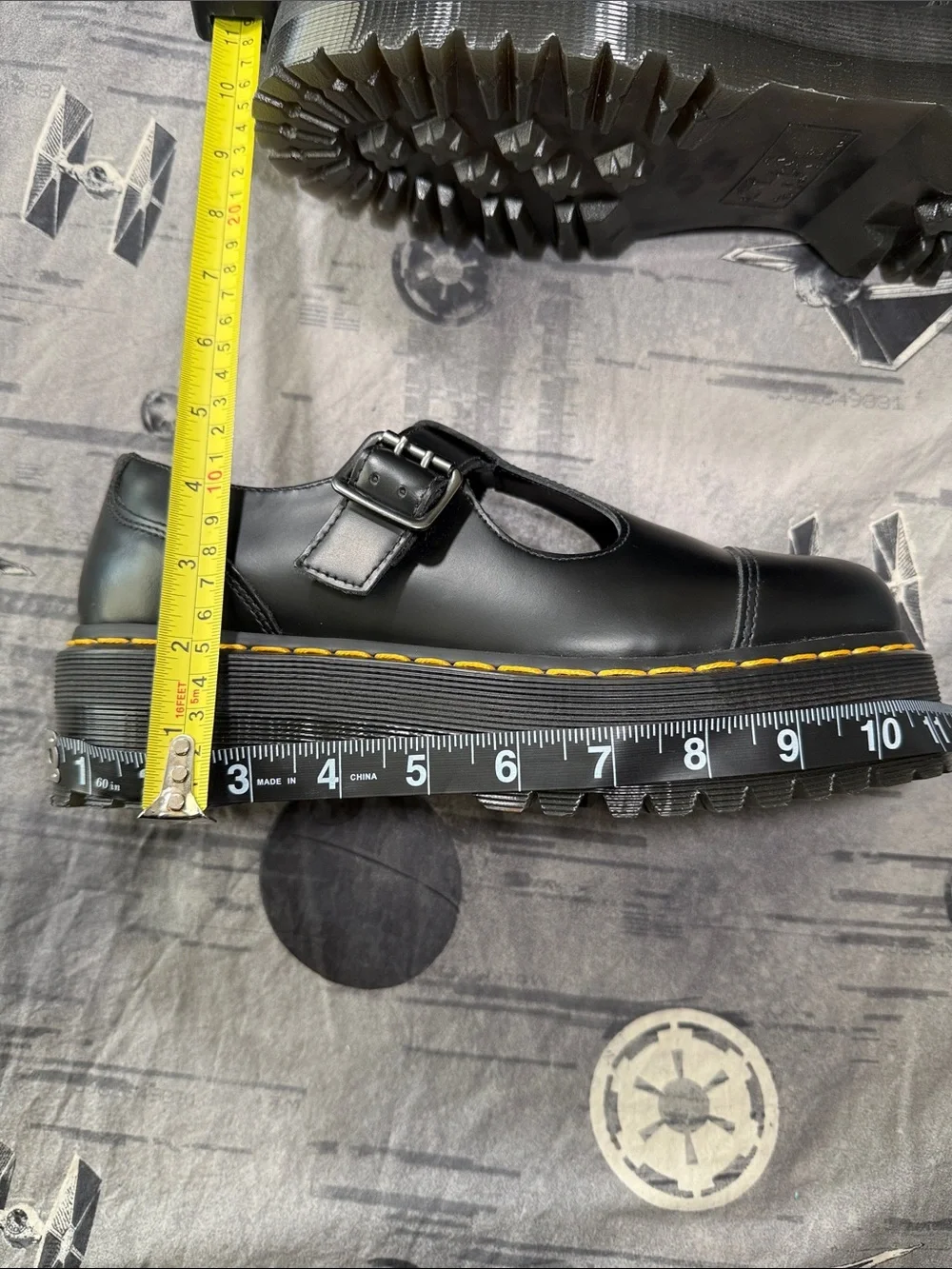 NWOT DR MARTENS BETHAN PLATFORM MARY JANES SZ 9 UK 7